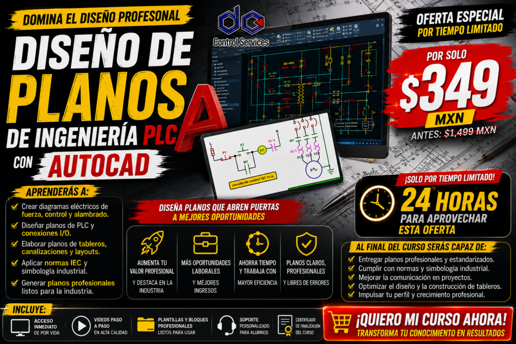 Promo Curso Diseño de Planos PLC