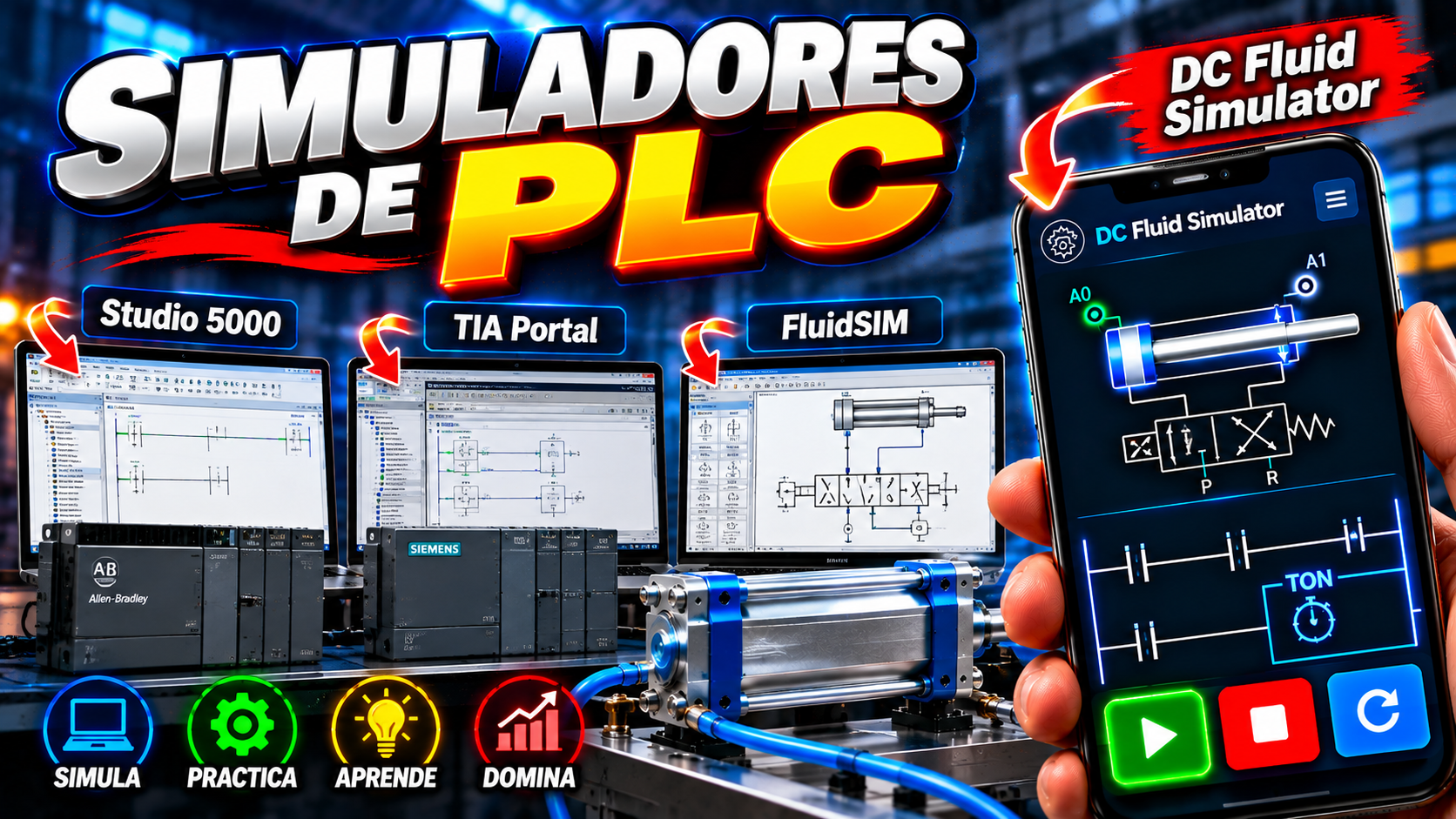 Simuladores de PLC en acción