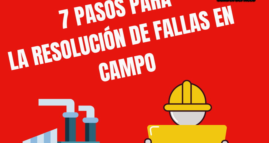 7 pasos para la reslucion de fallas en campo automatizacion Industrial